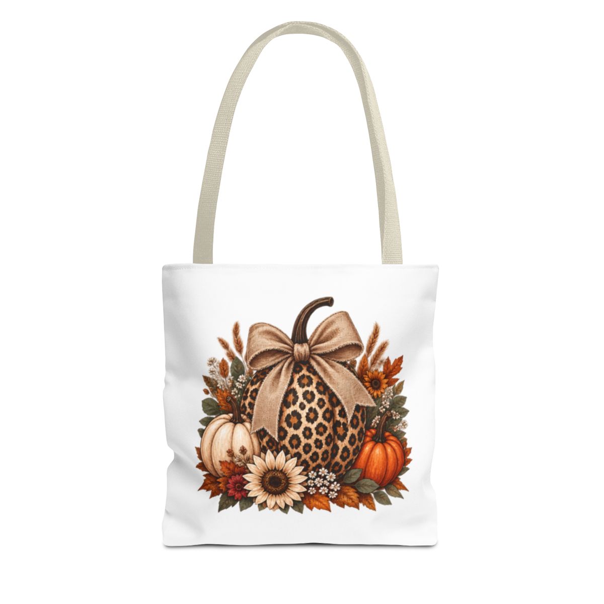 LEOPARD PUMPKIN TOTE BAG