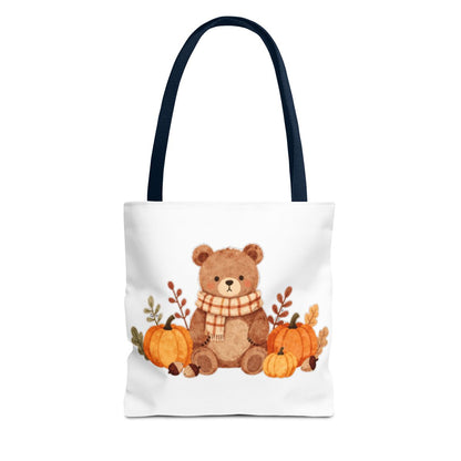 HELLO FALL BEAR TOTE BAG
