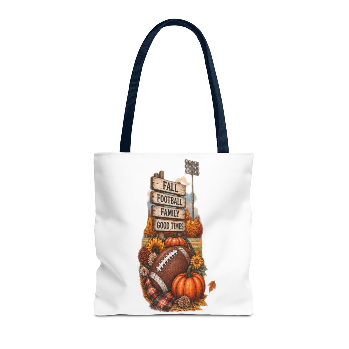 FALL FOOTBALL TOTE BAG