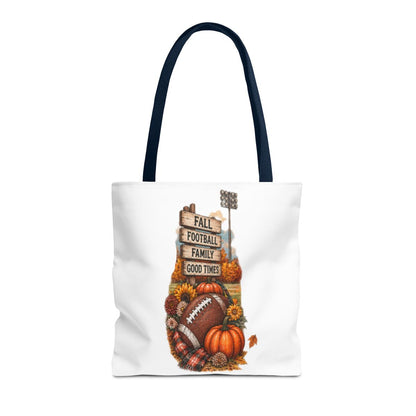 FALL FOOTBALL TOTE BAG