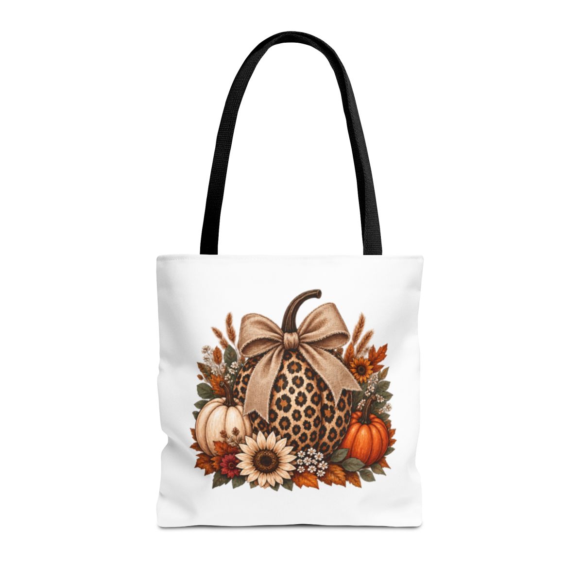 LEOPARD PUMPKIN TOTE BAG