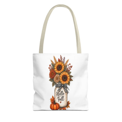 HELLO FALL SUNFLOWER TOTE BAG