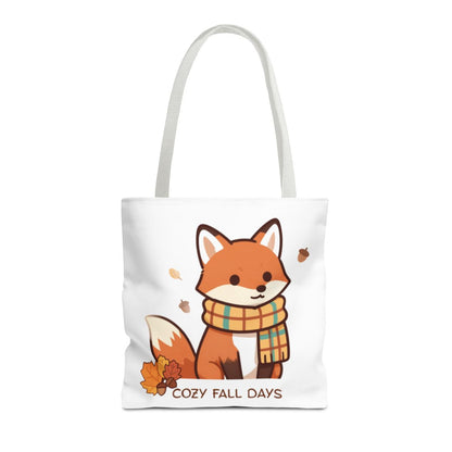 COZY FALL FOX TOTE BAG