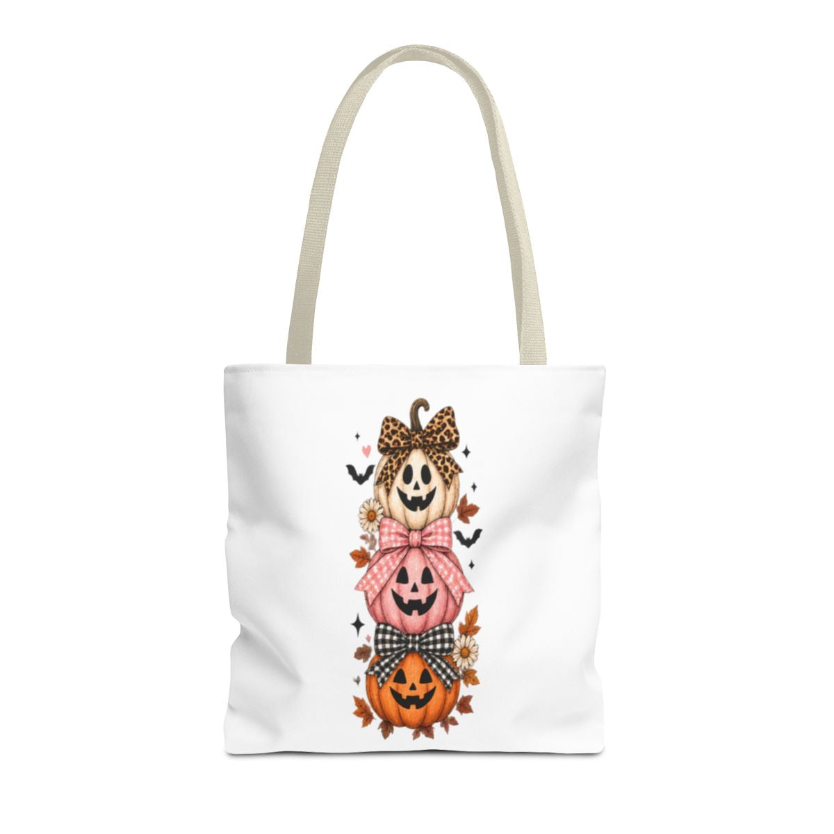 STACK OF PUMPKINS TOTE BAG