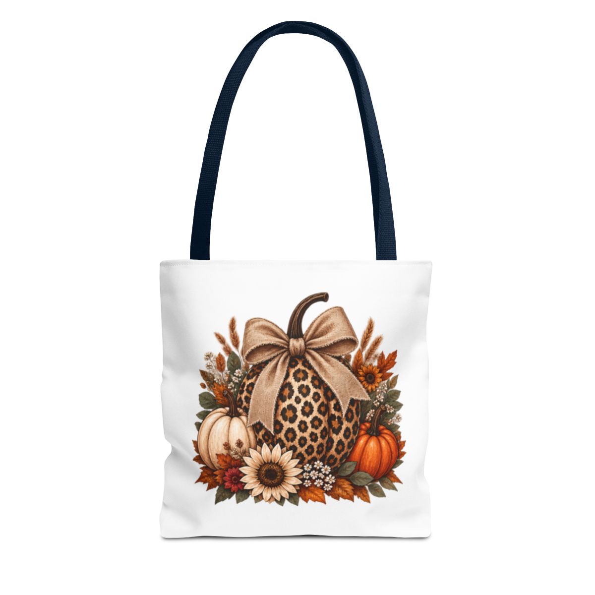 LEOPARD PUMPKIN TOTE BAG
