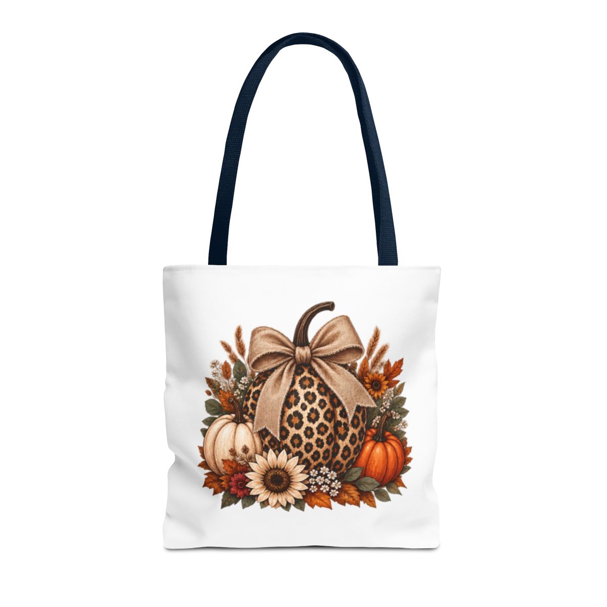 LEOPARD PUMPKIN TOTE BAG