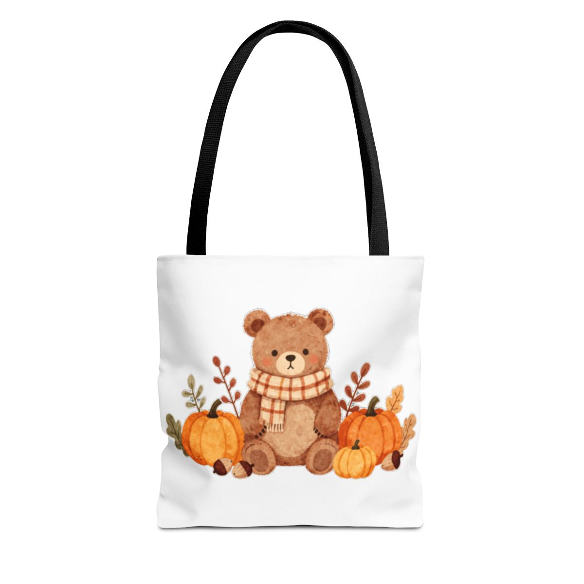 HELLO FALL BEAR TOTE BAG