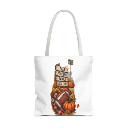 FALL FOOTBALL TOTE BAG