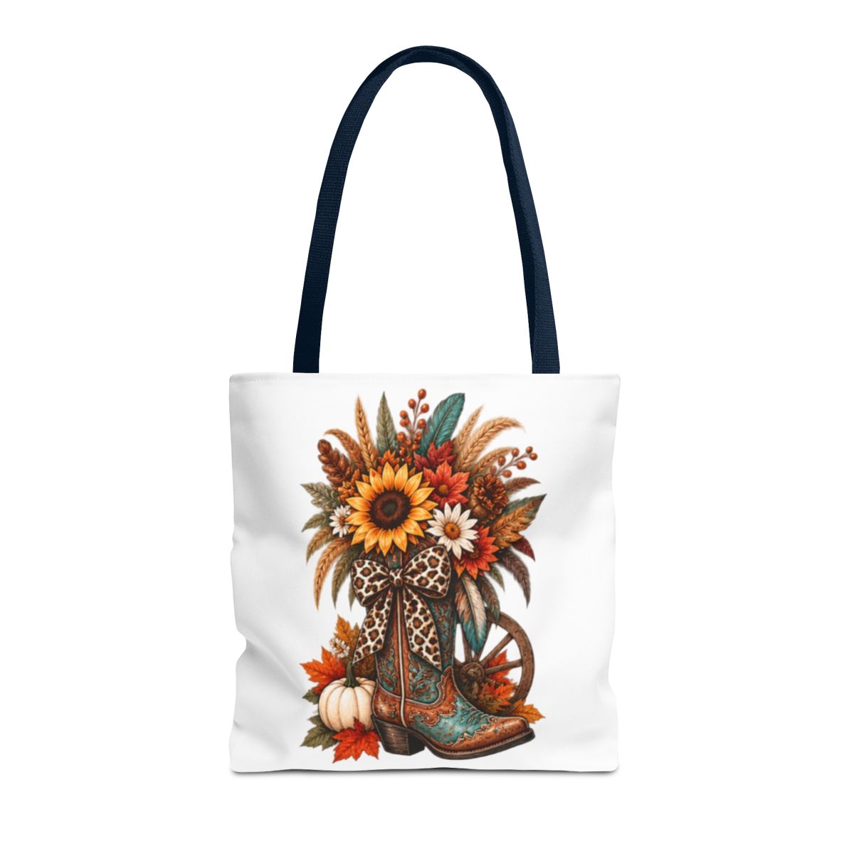 FALL COWGIRL BOOT TOTE BAG