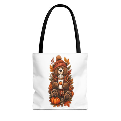FALL BEAR TOTE BAG