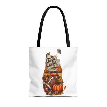 FALL FOOTBALL TOTE BAG