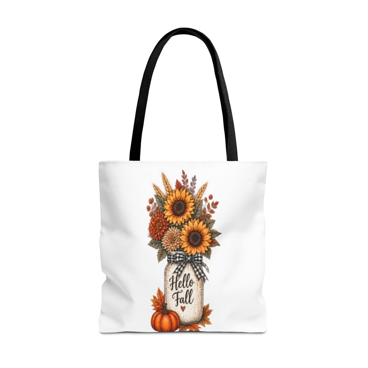 HELLO FALL SUNFLOWER TOTE BAG