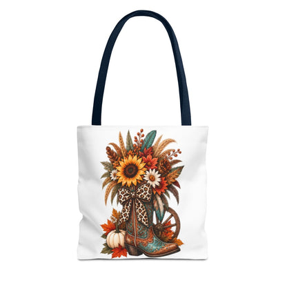 FALL COWGIRL BOOT TOTE BAG