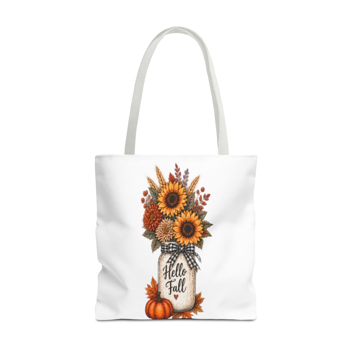 HELLO FALL SUNFLOWER TOTE BAG