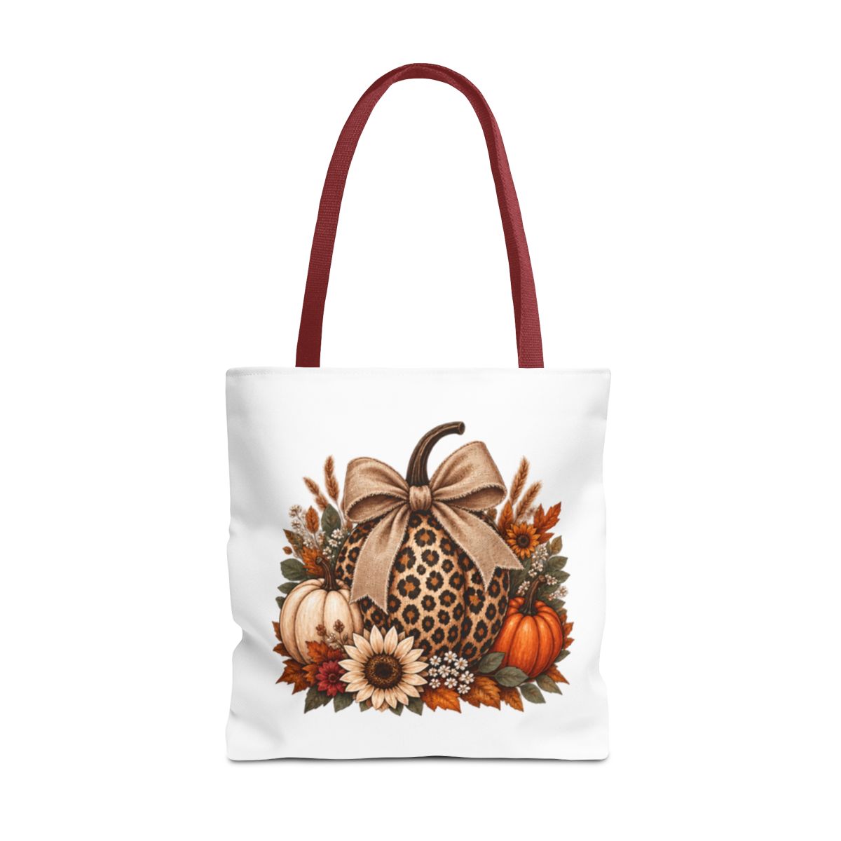 LEOPARD PUMPKIN TOTE BAG
