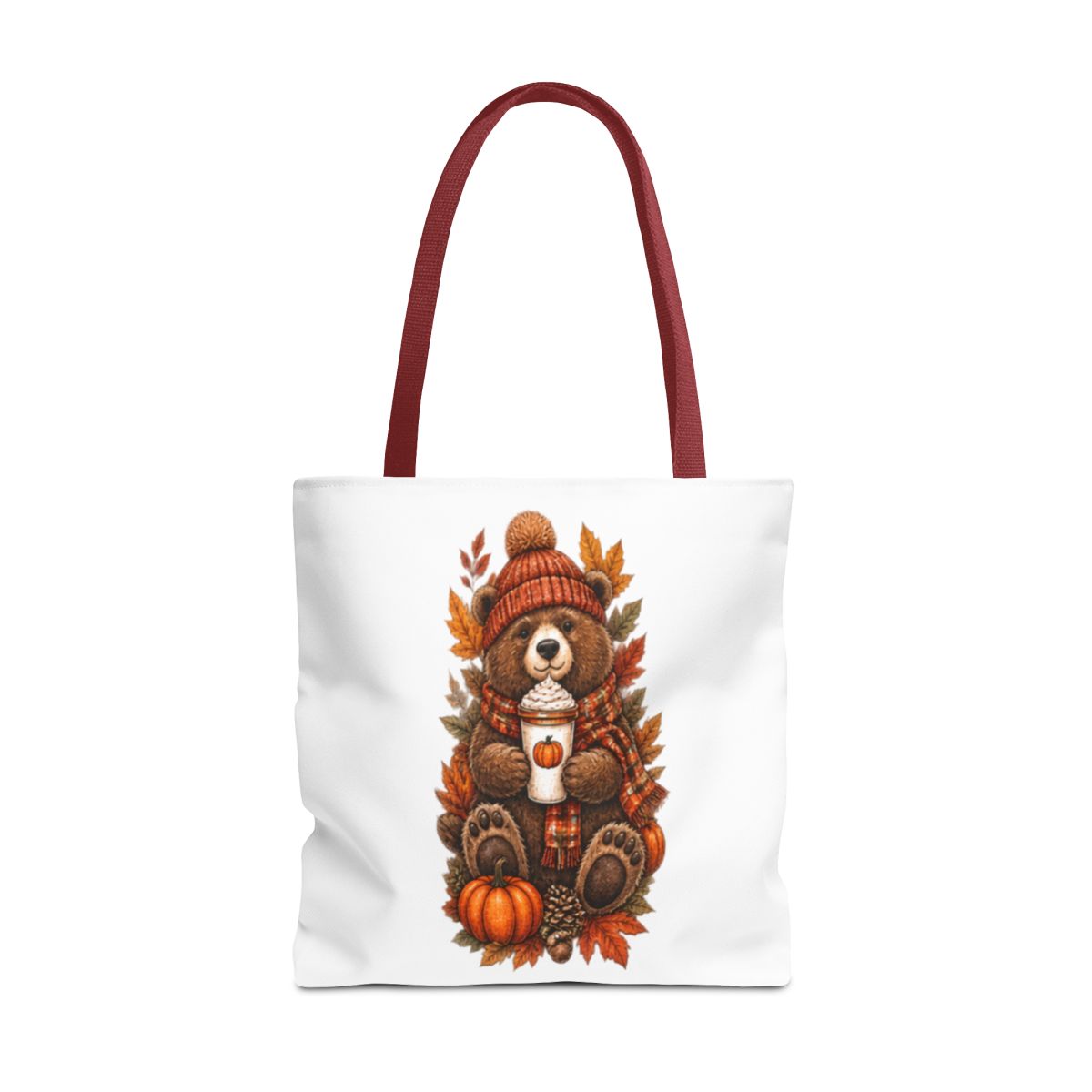 FALL BEAR TOTE BAG