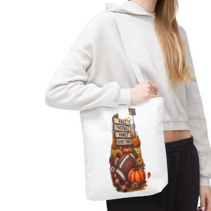 FALL FOOTBALL TOTE BAG