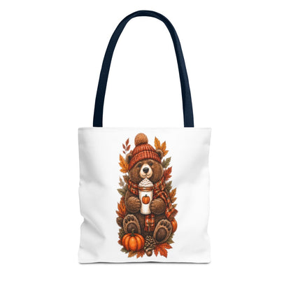 FALL BEAR TOTE BAG