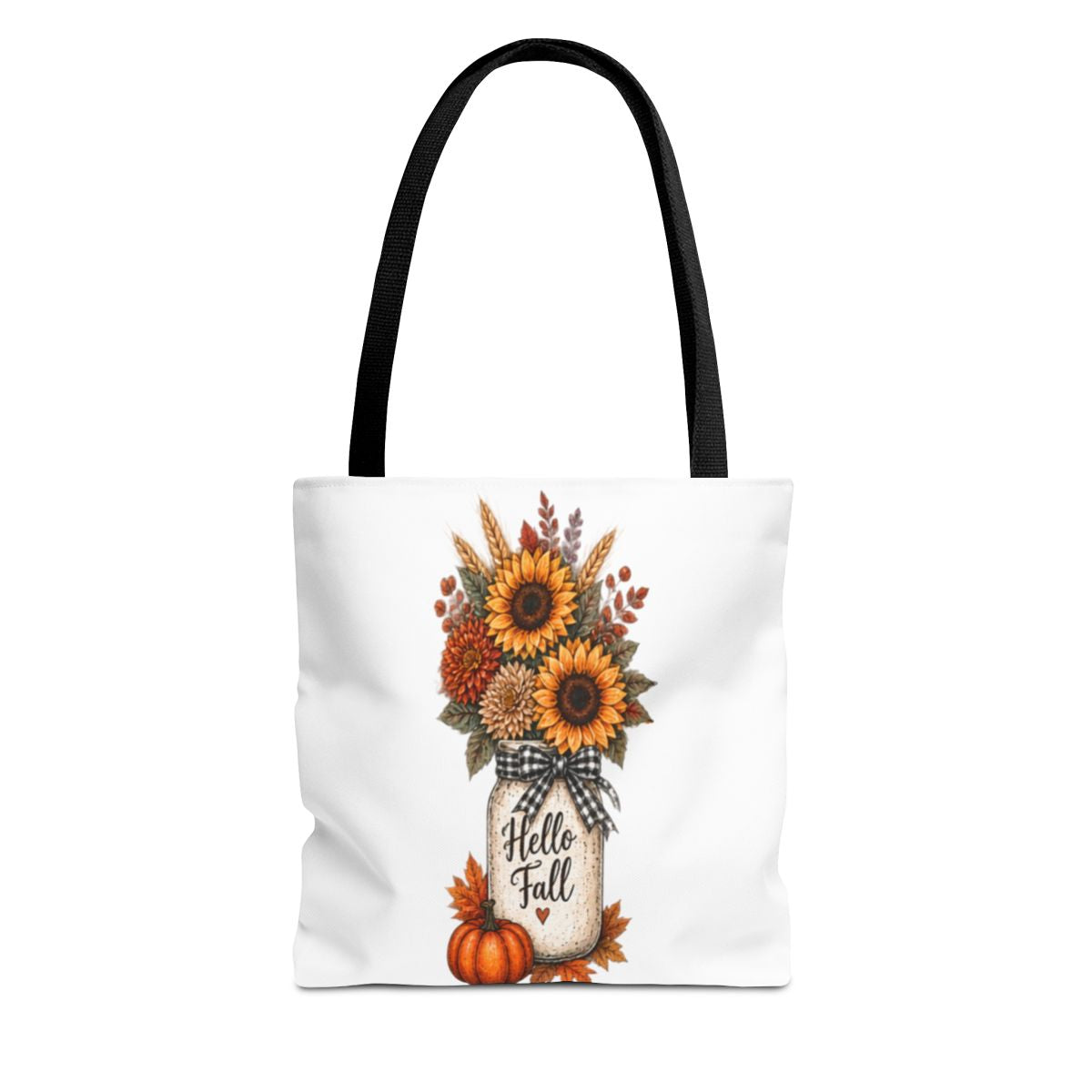 HELLO FALL SUNFLOWER TOTE BAG