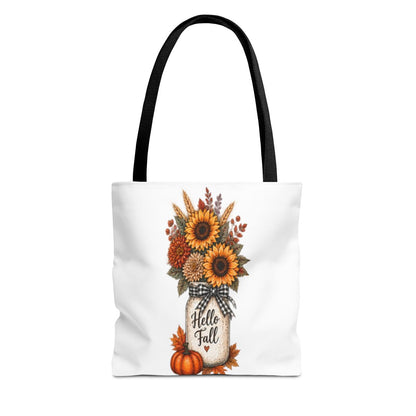 HELLO FALL SUNFLOWER TOTE BAG