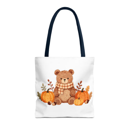 HELLO FALL BEAR TOTE BAG