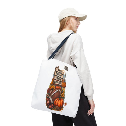 FALL FOOTBALL TOTE BAG