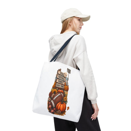 FALL FOOTBALL TOTE BAG