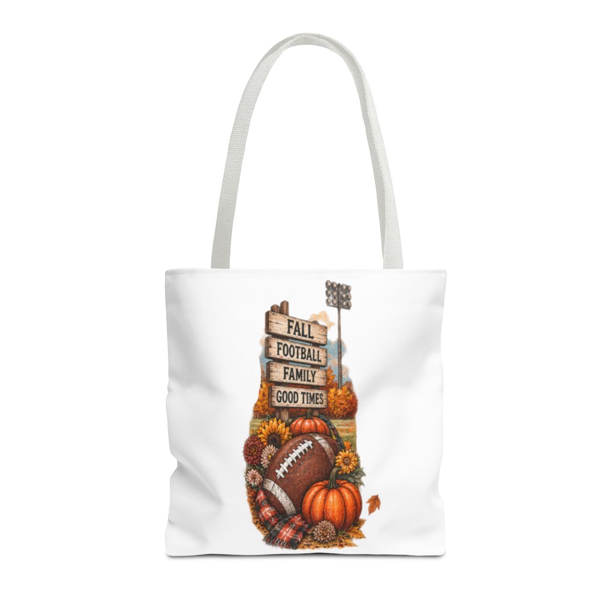 FALL FOOTBALL TOTE BAG