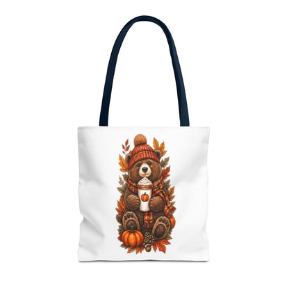 FALL BEAR TOTE BAG