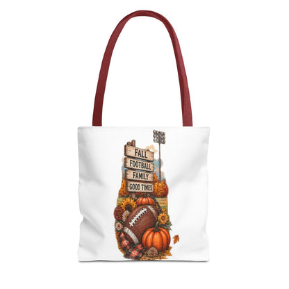 FALL FOOTBALL TOTE BAG