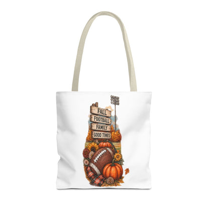 FALL FOOTBALL TOTE BAG