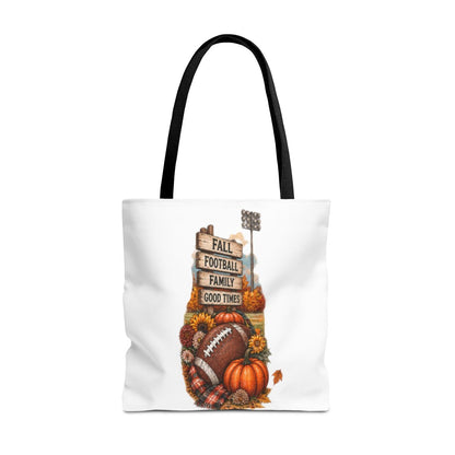 FALL FOOTBALL TOTE BAG