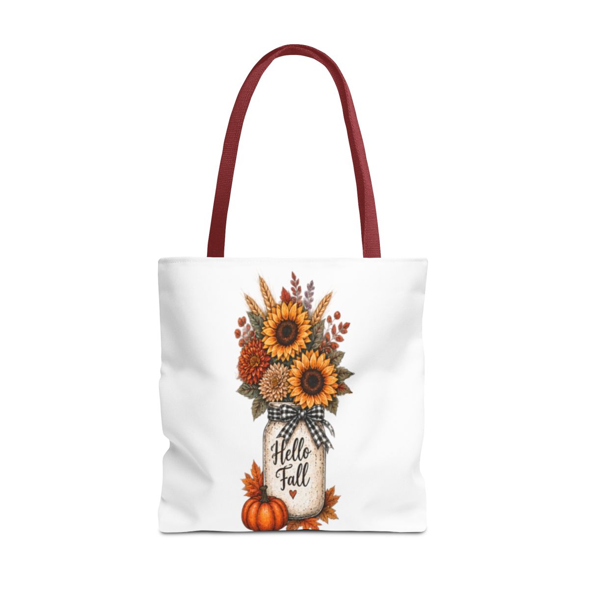 HELLO FALL SUNFLOWER TOTE BAG