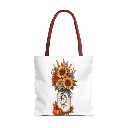 HELLO FALL SUNFLOWER TOTE BAG