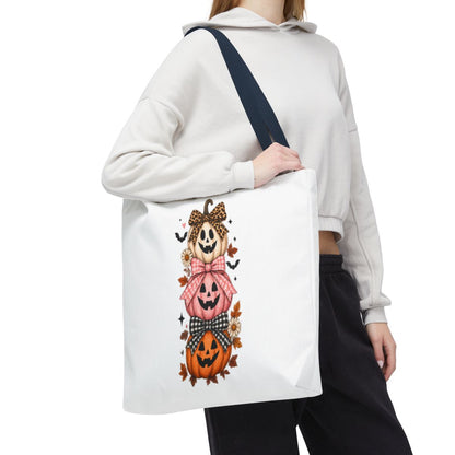STACK OF PUMPKINS TOTE BAG