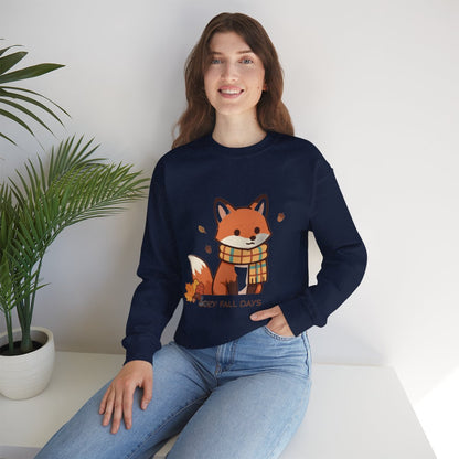 FALL FOX COZY Unisex Heavy Blend™ Crewneck Sweatshirt