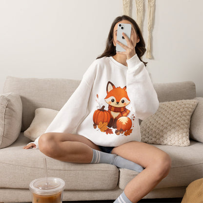 FALL FOX Unisex Heavy Blend™ Crewneck Sweatshirt