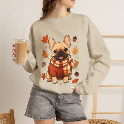 FALL FRENCHIE Unisex Heavy Blend™ Crewneck Sweatshirt