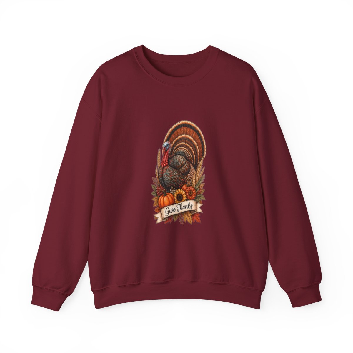 GIVE THANKS Unisex Heavy Blend™ Crewneck Sweatshirt
