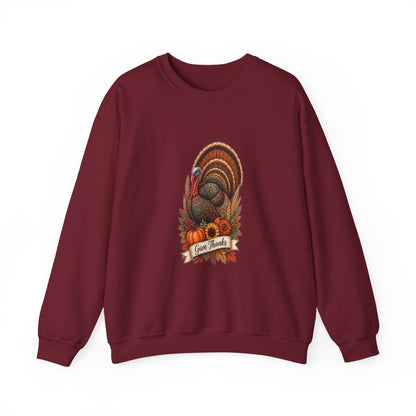 GIVE THANKS Unisex Heavy Blend™ Crewneck Sweatshirt