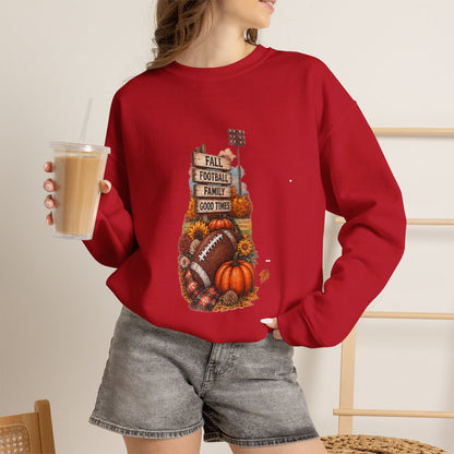 FALL FOOTBALL Unisex Heavy Blend™ Crewneck Sweatshirt