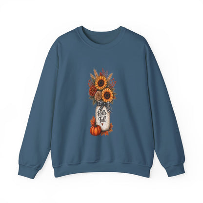 HELLO FALL Unisex Heavy Blend™ Crewneck Sweatshirt