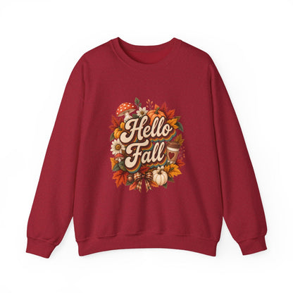 HELLO FALL Unisex Heavy Blend™ Crewneck Sweatshirt