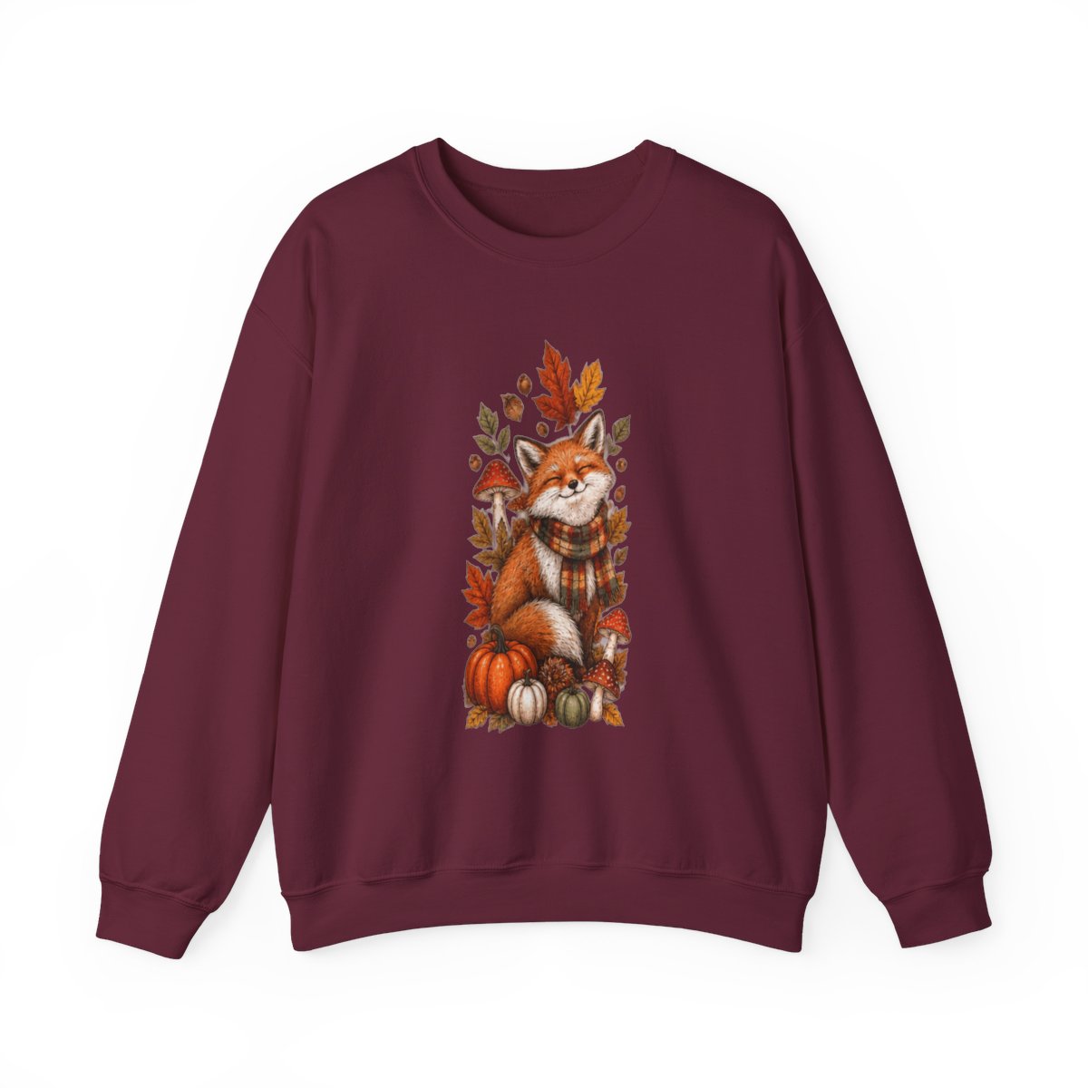 FALL FOX Unisex Heavy Blend™ Crewneck Sweatshirt