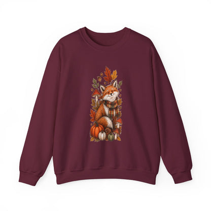 FALL FOX Unisex Heavy Blend™ Crewneck Sweatshirt