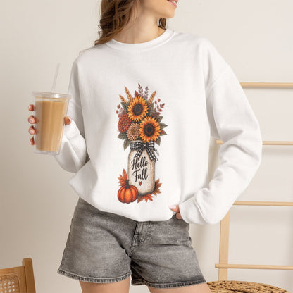 HELLO FALL Unisex Heavy Blend™ Crewneck Sweatshirt