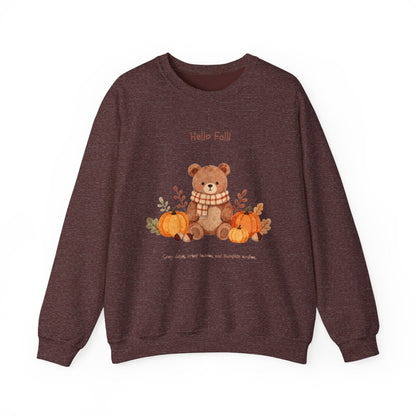 COZY BEAR FALL Unisex Heavy Blend™ Crewneck Sweatshirt