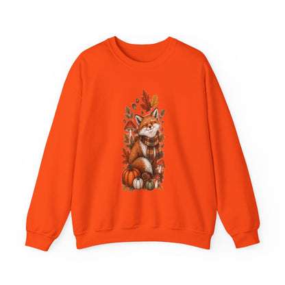 FALL FOX Unisex Heavy Blend™ Crewneck Sweatshirt