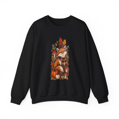 FALL FOX Unisex Heavy Blend™ Crewneck Sweatshirt