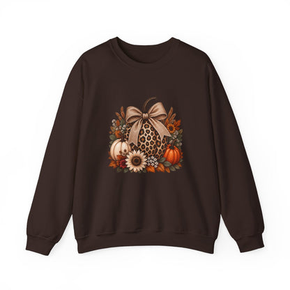 LEOPARD PUMPKIN Unisex Heavy Blend™ Crewneck Sweatshirt